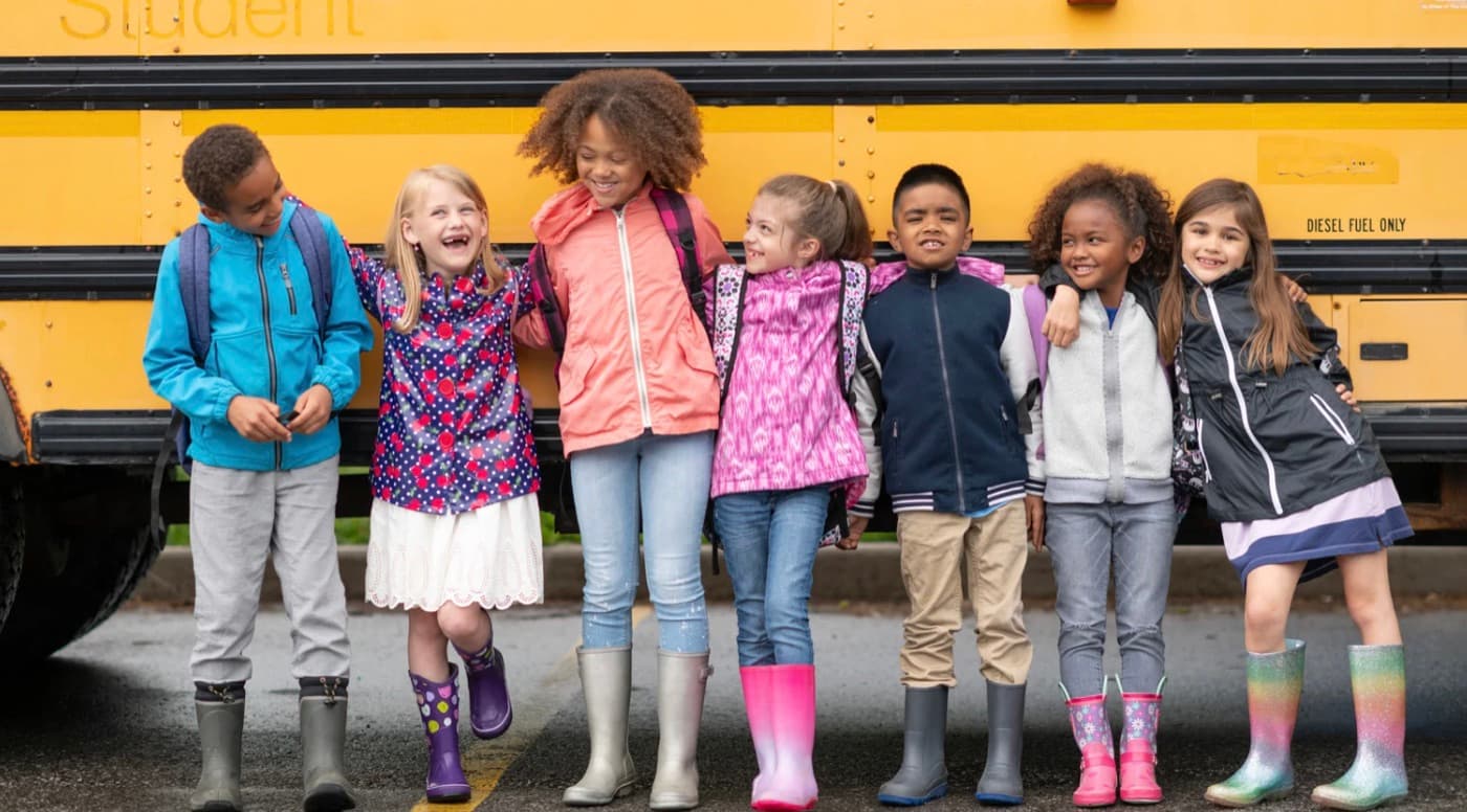 Children together in community and support
