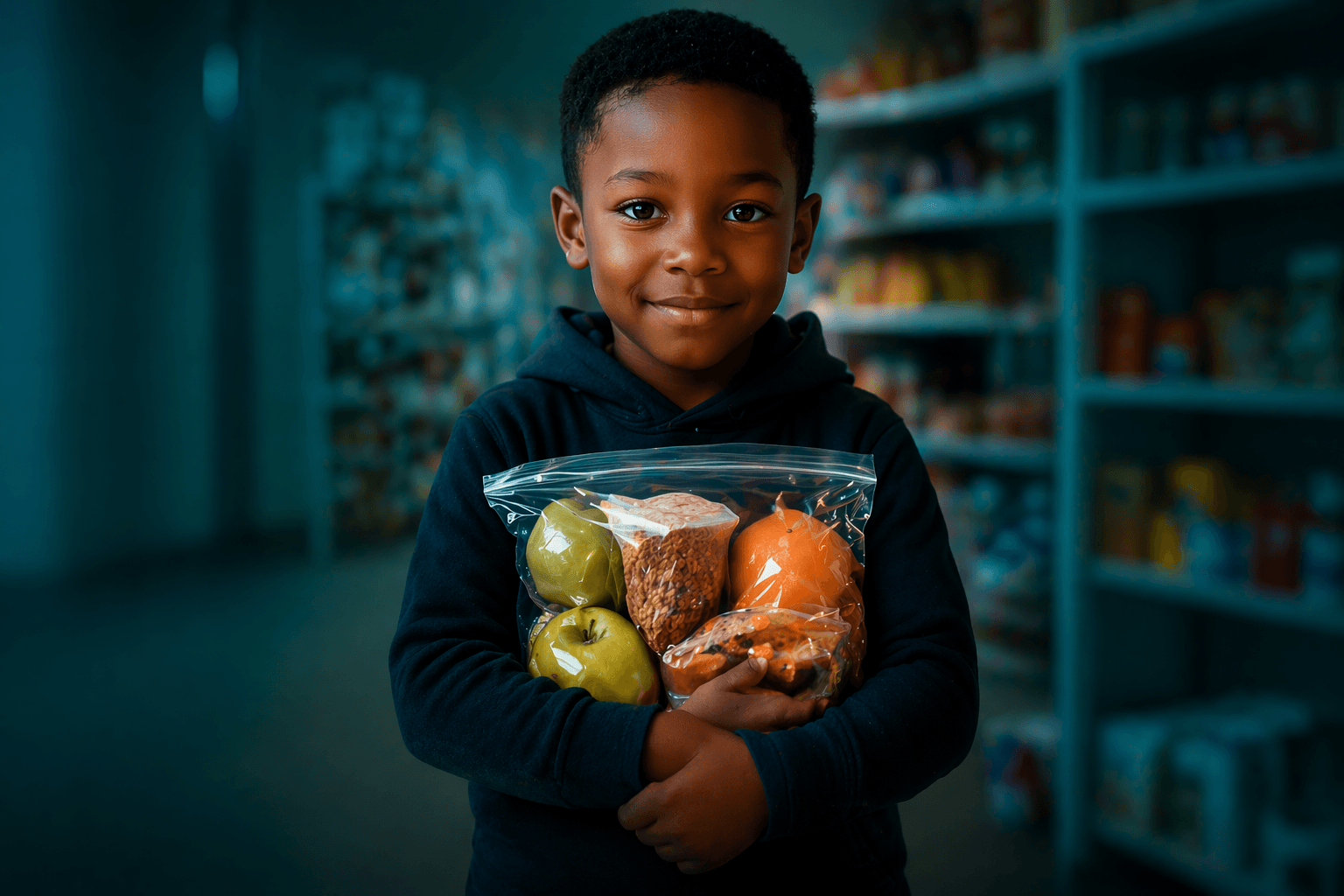 Meal supplies packaged for children who need weekend support